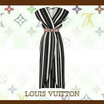 Louis Vuitton 2020 SS Sleeveless Wrap Dress 1A7USD 1A7T5X 1A7T5W 1A7T5V 1A7T5U 1A7T5T 1A7T5S 