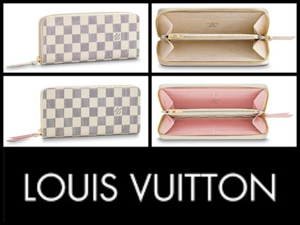 Louis Vuitton DAMIER AZUR Clemence Wallet N61264 N61210 