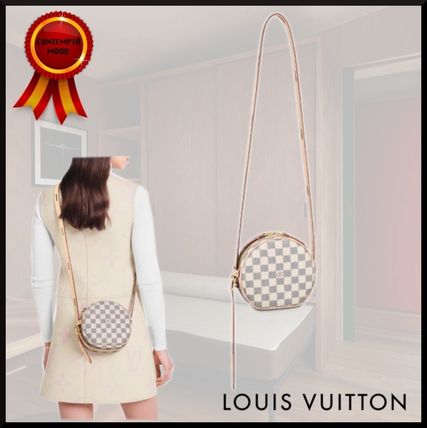 Louis Vuitton DAMIER AZUR 2020 SS Monogram Casual Style Canvas 2WAY Leather Party Style 