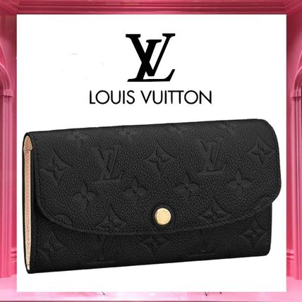 Louis Vuitton PORTEFEUILLE EMILIE 2020 SS Monogram Leather Logo Long Wallets M62369 