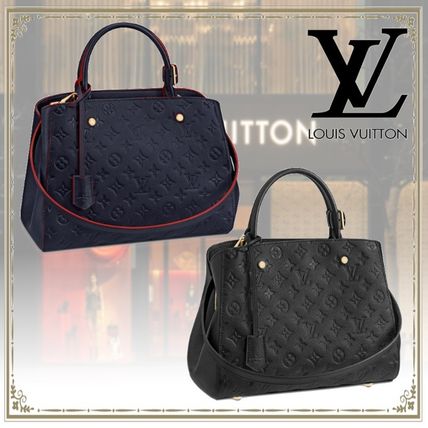 Louis Vuitton MONTAIGNE 2020 SS Monogram Casual Style Leather Elegant Style Handbags 