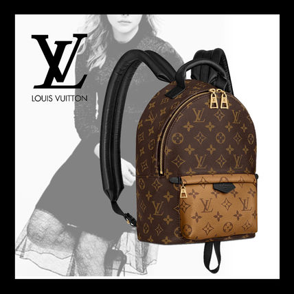 Louis Vuitton MONOGRAM Monogram Casual Style Leather Office Style Backpacks 