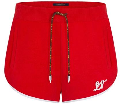 Louis Vuitton 2020 21AW Short Wool Silk Nylon Plain Cotton Elegant Style Logo 