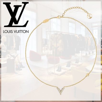 Louis Vuitton Chain Elegant Style Necklaces  Pendants 