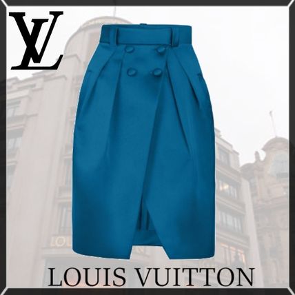 Louis Vuitton Short Casual Style Plain Office Style Formal Style Skirts 1A62IF 