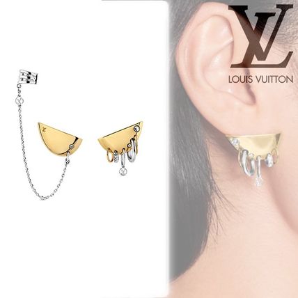 Louis Vuitton 2019 20AW Bionic Mismatched Earrings M68936 