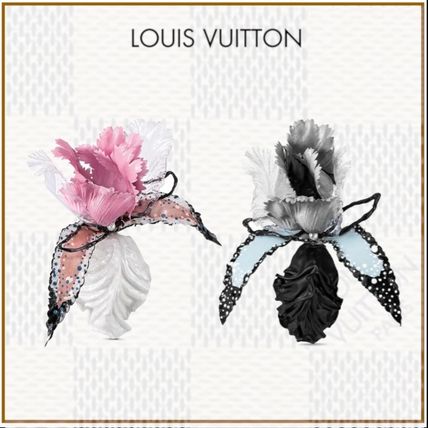Louis Vuitton 2020 SS Costume Jewelry Blended Fabrics Flower Party Style 