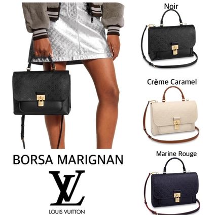 Louis Vuitton 2019 20AW Casual Style 2WAY Plain Leather Office Style Elegant Style 