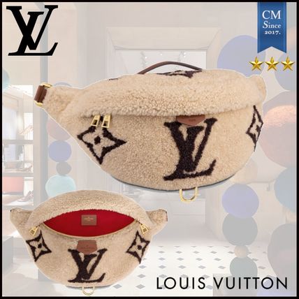 Louis Vuitton 2020 SS Monogram Unisex Canvas 2WAY Leather Crossbody Logo Hip Packs 