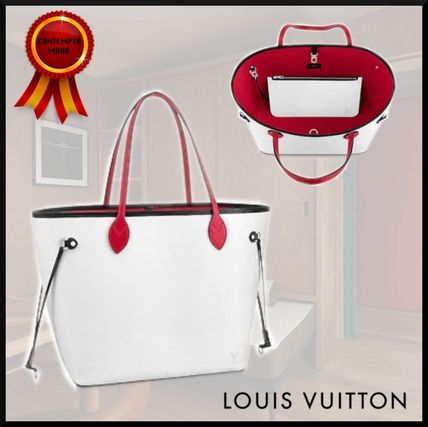 Louis Vuitton NEVERFULL 2020 SS Casual Style Bag in Bag A4 2WAY Bi color Plain Leather 