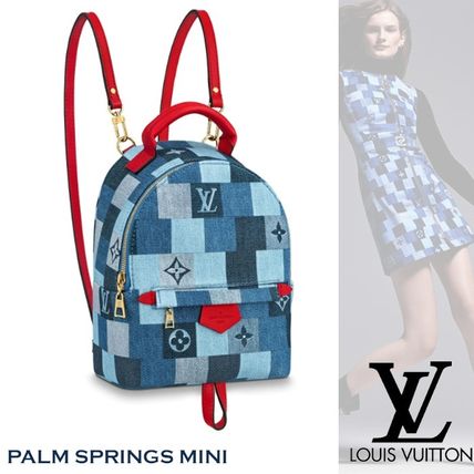 Louis Vuitton MONOGRAM 2020 SS Monogram Casual Style Denim Street Style Leather Logo 