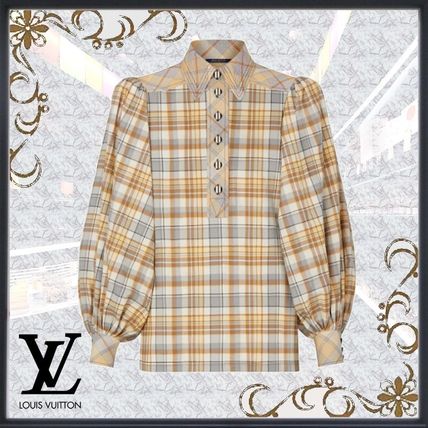 Louis Vuitton 2020 21AW Other Plaid Patterns Blended Fabrics Long Sleeves Cotton 1A7UNM 