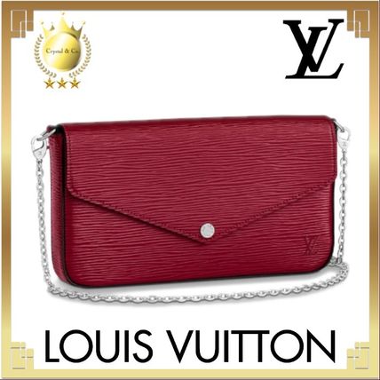 Louis Vuitton EPI 2020 SS Casual Style 2WAY Bi color Chain Plain Leather Party Style 