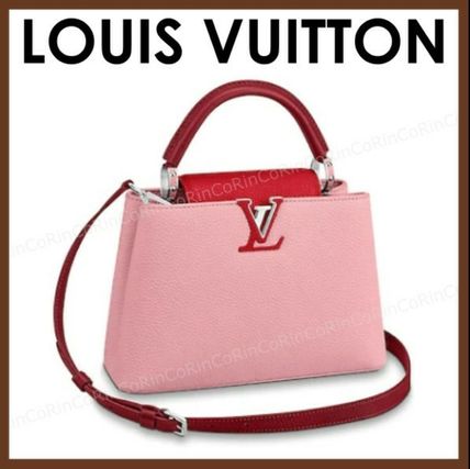 Louis Vuitton CAPUCINES 2019 SS 2WAY Leather Elegant Style Crossbody Handbags 