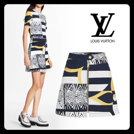 Louis Vuitton MONOGRAM 2020 SS A Line Mini Skirt 1A7SYO 