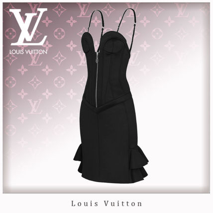 Louis Vuitton 2019 20AW Wool Blended Fabrics Sleeveless Plain Party Style 1A5RE4 1A5RE3 