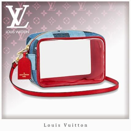 Louis Vuitton DAMIER 2020 SS Beach Pouch M68765 