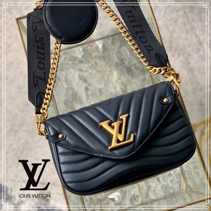 Louis Vuitton Casual Style 2WAY Leather Elegant Style Logo Shoulder Bags M56461 M56466 M56471 