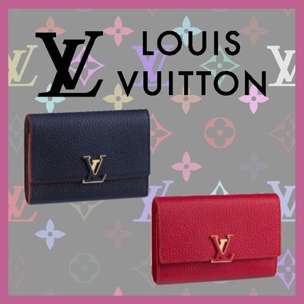 Louis Vuitton Leather Folding Wallet Folding Wallets M63740 M63741 
