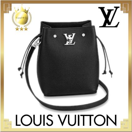 Louis Vuitton LOCKME 2020 SS Casual Style Calfskin 2WAY Plain Leather Party Style 