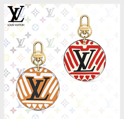 Louis Vuitton 2020 21AW Monogram Canvas Plain Logo Keychains  Bag Charms M69723 M69722 