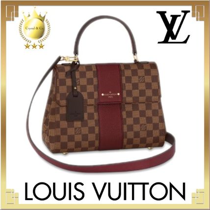 Louis Vuitton DAMIER 2020 SS Monogram Casual Style Calfskin Canvas A4 2WAY Bi color Plain 