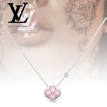 Louis Vuitton 2020 SS Casual Style Flower Chain Party Style 18K Gold Elegant Style Q93697 