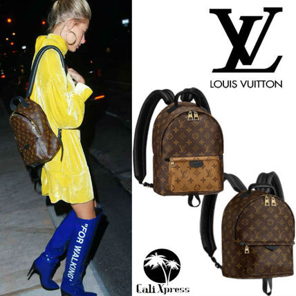 Louis Vuitton MONOGRAM MACASSAR Monogram Unisex Leather Backpacks 