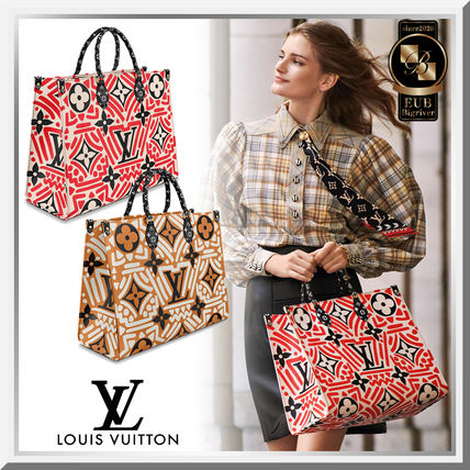 Louis Vuitton Monogram Casual Style Calfskin A4 Leather Office Style M45358 M45359 