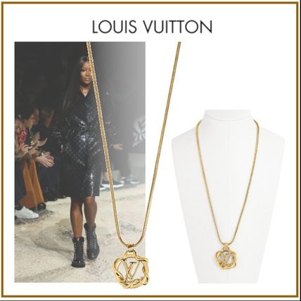 Louis Vuitton 2020 Cruise Blended Fabrics Chain Elegant Style Necklaces  Pendants 