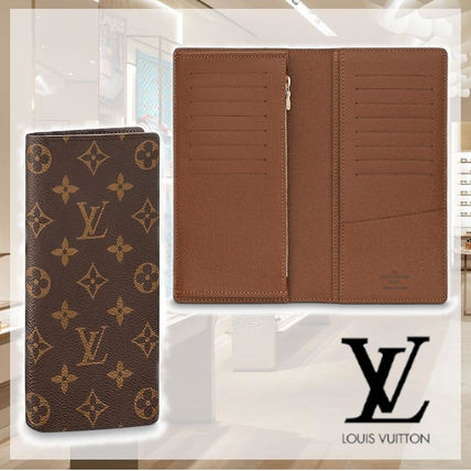 Louis Vuitton MONOGRAM Monogram Leather Logo Long Wallets M66540 