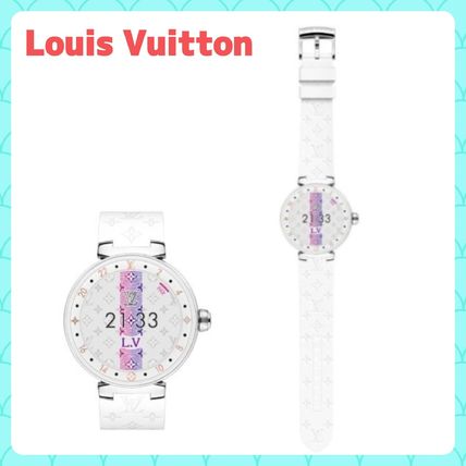Louis Vuitton 2019 SS Casual Style Unisex Street Style Round Digital Watches QA080Z 