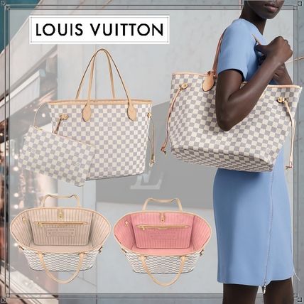 Louis Vuitton DAMIER AZUR 2020 SS Neverfull Mm N41361 N41605 