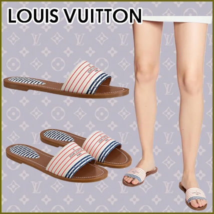 Louis Vuitton Lv Escale Lock It Flat Mule 1A7U37 