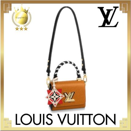 Louis Vuitton TWIST 2020 SS Flower Patterns Monogram Casual Style Calfskin 2WAY Bi color 
