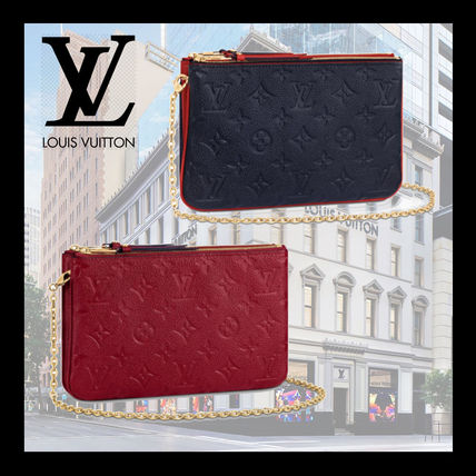 Louis Vuitton MONOGRAM EMPREINTE Monogram Casual Style Plain Leather Elegant Style Crossbody 
