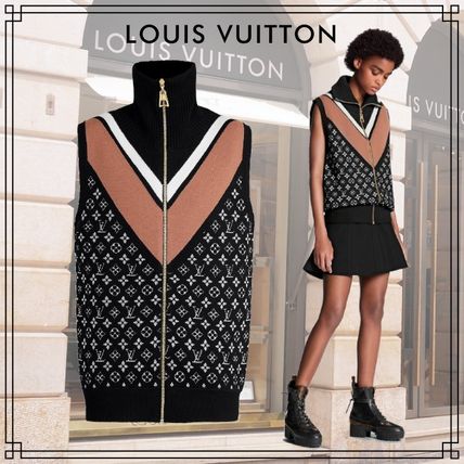 Louis Vuitton 2020 SS Monogram Casual Style Elegant Style Vest Jackets 1A61M6 