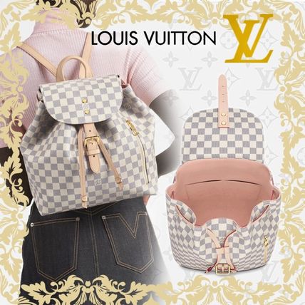 Louis Vuitton DAMIER AZUR Zigzag Casual Style A4 2WAY Leather Party Style 