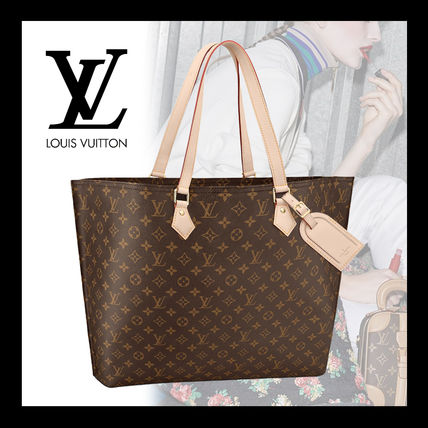 Louis Vuitton MONOGRAM Monogram Casual Style Unisex A4 Office Style Logo Totes 