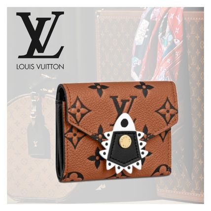 Louis Vuitton ZOE Monogram Unisex Leather Tribal Folding Wallet Logo M69511 