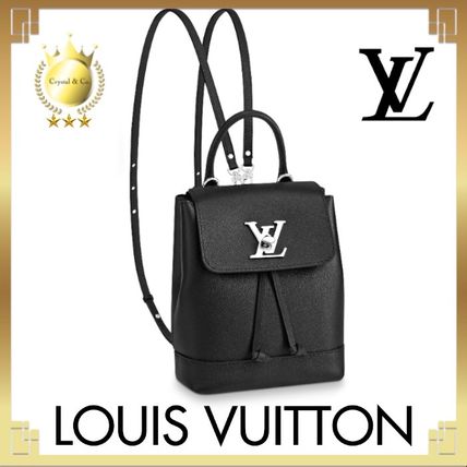Louis Vuitton LOCKME 2020 SS Casual Style 2WAY Plain Leather Office Style Elegant Style 