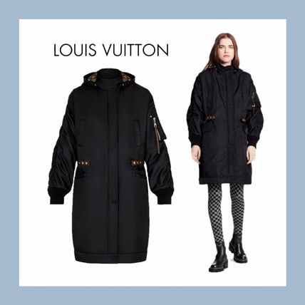 Louis Vuitton 2020 21AW Monogram Casual Style Nylon Plain Long Elegant Style Logo 1A81XT 