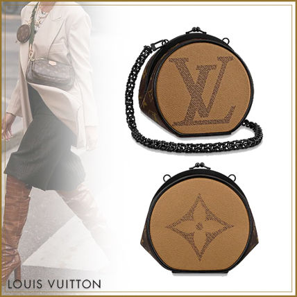 Louis Vuitton MONOGRAM Monogram Calfskin Leather Shoulder Bags 