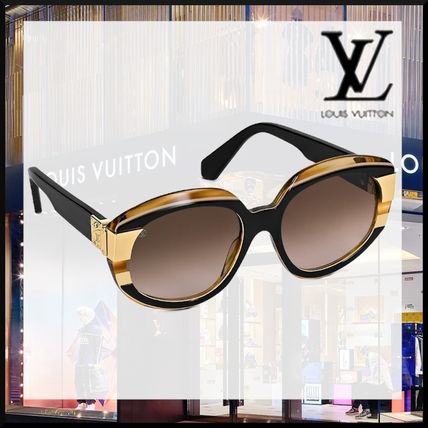 Louis Vuitton 2020 21AW Round Oversized Sunglasses Z1392E 