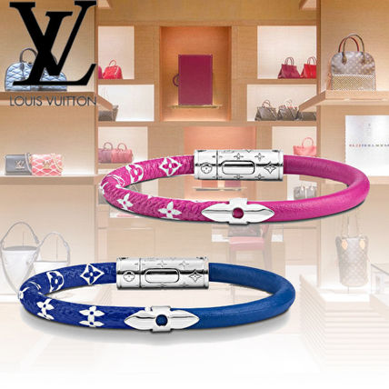 Louis Vuitton MONOGRAM Casual Style Leather Bracelets M6571E M6571F M6570E M6570F 
