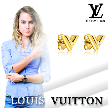 Louis Vuitton V 2020 SS Earrings M68153 