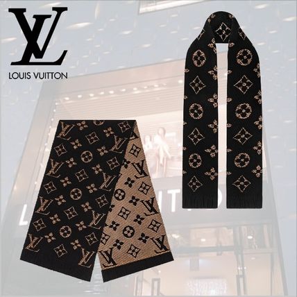 Louis Vuitton MONOGRAM Monogram Giant Jungle Logomania Scarf M75885 