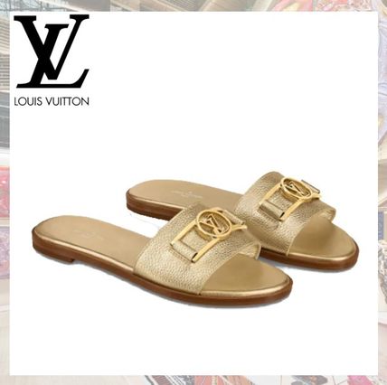 Louis Vuitton LOCKIT Lock It Flat Mule 1A87ZJ 