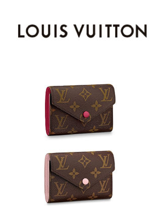 Louis Vuitton MONOGRAM Monogram Street Style Leather Folding Wallet Logo 