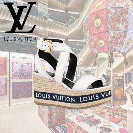 Louis Vuitton Boundary Wedge Sandal 1A64GK 